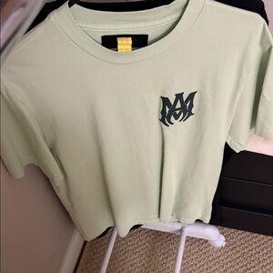 Green AMIRI tee shirt
